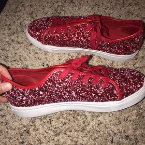 Katy Perry The Glam Lace Up Sneakers